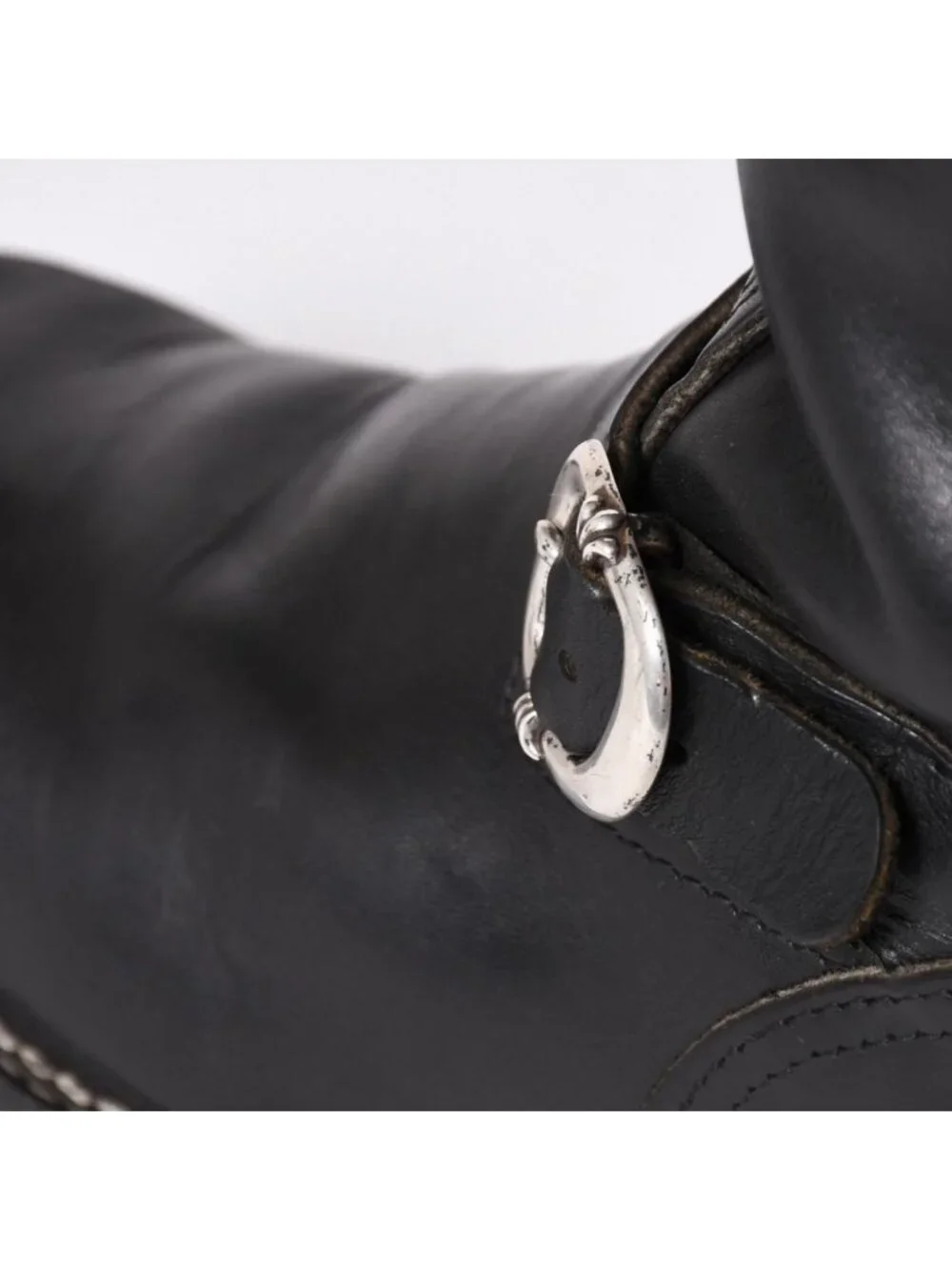 Chrome Hearts Wesco Boss Boots CH Cross Gunslinger Ball 8